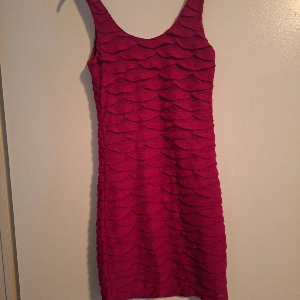 Elegant Pink Mini Dress